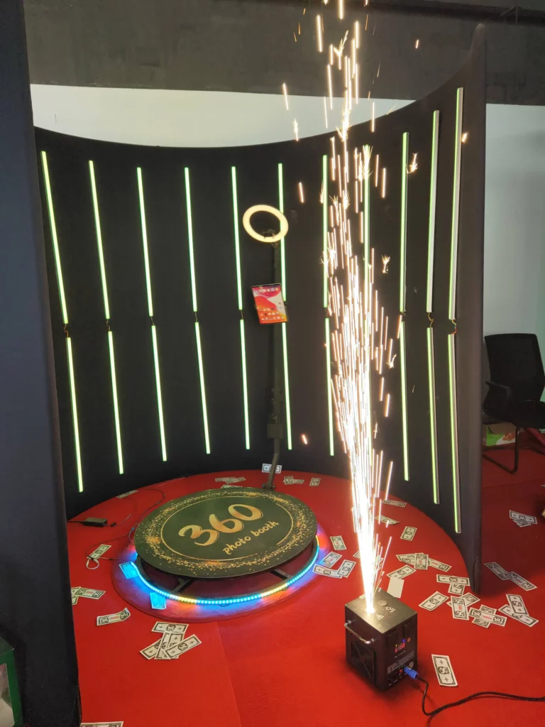 Final-360 Photo Booth Rental Price Per Hour_ A 360 photo booth with light