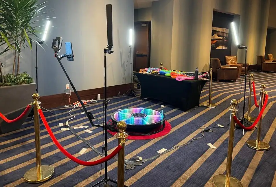 360 photo booth bookings rentals the woodlands